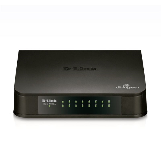Imagem de SWITCH D-LINK 16 PORTAS 10/100 FAST-ETHERNET DESKTOP - DES-1016A
