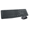Imagem de Kit Teclado e Mouse Sem Fio Logitech MK235 - Compacto e Confiável