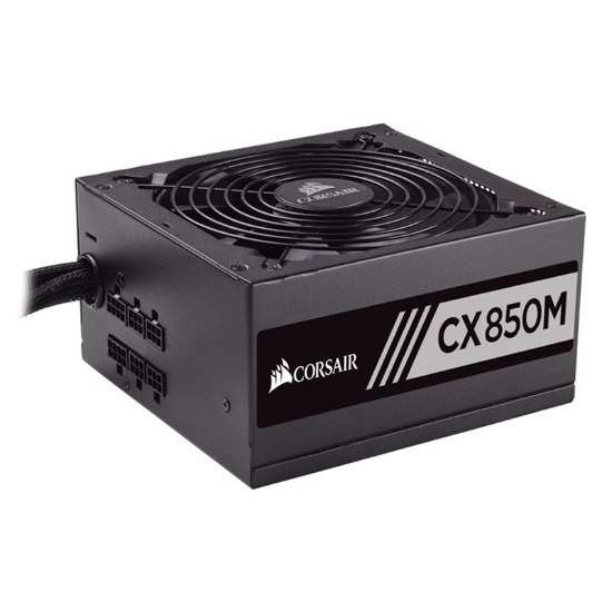 Imagem de FONTE CORSAIR CX850M - 850W MODULAR 80 PLUS BRONZE
