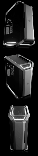 Imagem de GABINETE GAMER COOLERMASTER COSMOS C700P - PRETO-  ATX -  LATERAL VIDRO