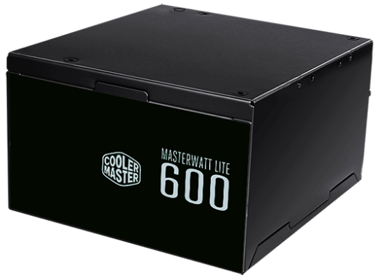 Imagem de FONTE COOLERMASTER MASTERWATT LITE 600W 80 PLUS BRANCA - ATX