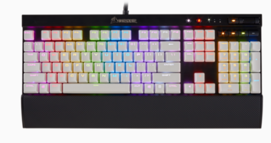 Imagem de CONJUNTO COMPLETO DE TECLAS PARA TECLADO CORSAIR GAMING PBT - BRANCO - CH-9000234-WW