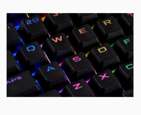 Imagem de CONJUNTO COMPLETO DE TECLAS PARA TECLADO CORSAIR GAMING PBT - PRETO - CH-9000235-WW