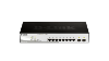 Imagem de SWITCH D-LINK WEB SMART 8 PORTAS 10/100/1000MBPS POE + 2 PORTAS SFP 100/1000MBPS 65 WATTS - DGS-1210-10P