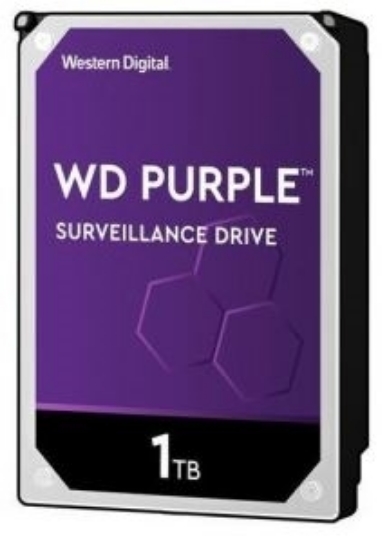 Imagem de HD WD SATA 3,5` PURPLE SURVEILLANCE 1TB INTELLIPOWER 64MB CACHE SATA 6.0GB/S  - WD10PURZ I