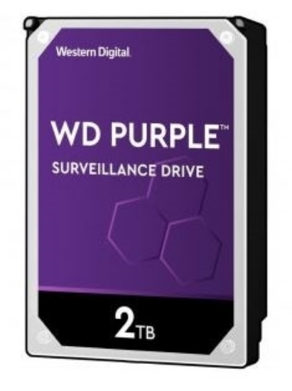 Imagem de HD WD SATA 3,5` PURPLE SURVEILLANCE 2TB INTELLIPOWER 64MB CACHE SATA 6.0GB/S  - WD20PURZ I