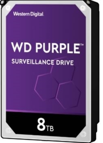 Imagem de HD WD SATA 3,5 PURPLE SURVEILLANCE 8TB 5400RPM 256MB CACHE SATA 6.0GB/S -  WD81PURZ I