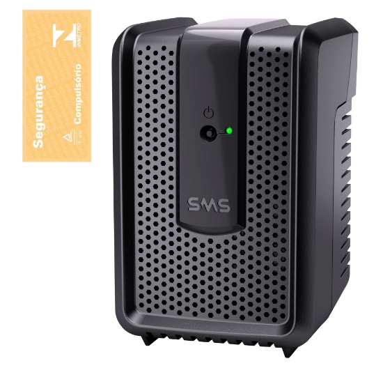 Imagem de Estabilizador SMS Revolution Speedy 500BI Bivolt Automático 6 Tomadas 115V - Proteção e Estabilidade