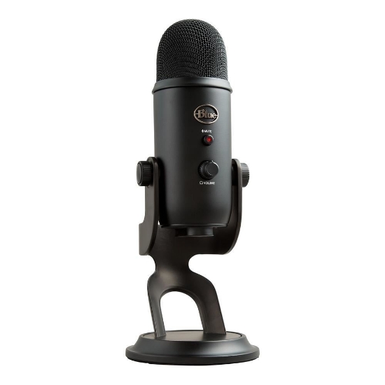 Imagem de MICROFONE CONDENSADOR USB BLUE YETI PRETO