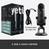 Imagem de MICROFONE CONDENSADOR USB BLUE YETI PRETO