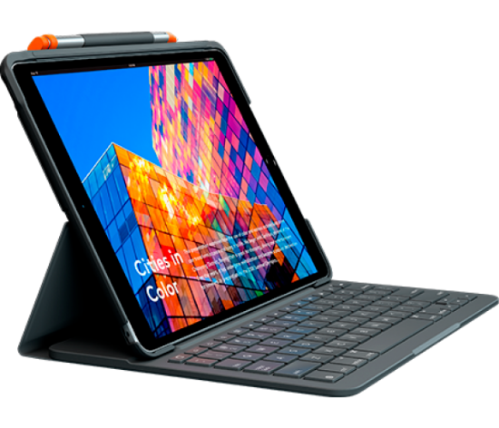 Imagem de CAPA COM TECLADO LOGITECH SLIM FOLIO PARA IPAD AIR 3ª GERACAO