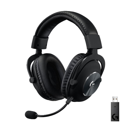 Imagem de HEADSET GAMER PRO X WIRELESS LIGHTSPEED PRETO LOGITECH - 981-000906 V
