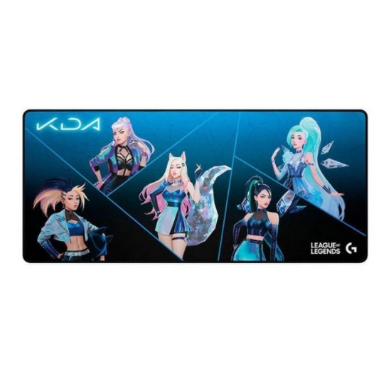 Imagem de MOUSE PAD EXTRA GRANDE DE TECIDO PARA JOGO LOGITECH G840 EDICAO K/DA LEAGUE OF LEGENDS