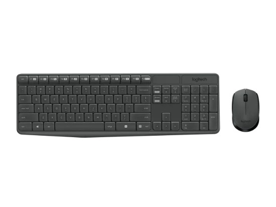 Imagem de KIT TECLADO E MOUSE SEM FIO MK235 LOGITECH