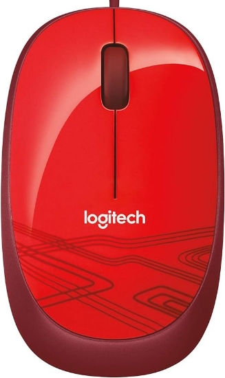 Imagem de MOUSE OPTICO COM FIO M105 VERMELHO