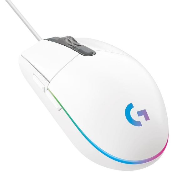 Imagem de MOUSE PARA JOGOS G203 LIGHTSYNC BRANCO LOGITECH