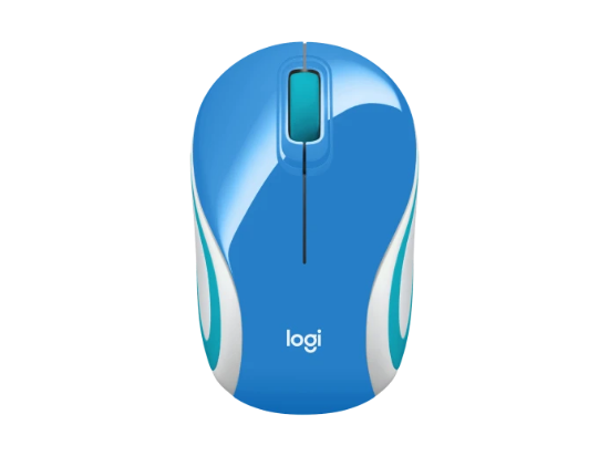Imagem de MOUSE SEM FIO M187 AZUL LOGITECH